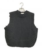 Ameri VINTAGEアメリヴィンテージ）の古着「2WAY HAND KNIT VEST」｜ブラック