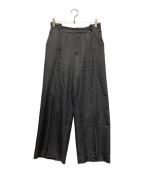 STUDIOUSステュディオス）の古着「Side Paneled Trousers Pinstripe」｜グレー