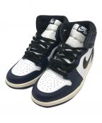 NIKEナイキ）の古着「AIR JORDAN 1 RETRO HIGH OG」｜ホワイト×ネイビー