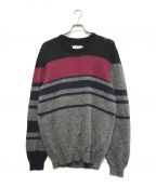 Maison Margielaメゾンマルジェラ）の古着「15AW BORDER KNIT SWEATER」｜グレー