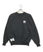 DESCENDANTディセンダント）の古着「24SS MAHIMAHI CREW NECK」｜ブラック