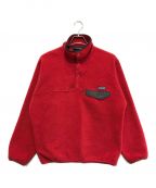 Patagonia SYNCHILLAパタゴニア シンチラ）の古着「古着M's Synchilla Snap-T Fleece Pullover」｜レッド