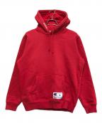 Champion×SUPREMEチャンピオン×シュプリーム）の古着「Hooded Sweatshirt」｜レッド