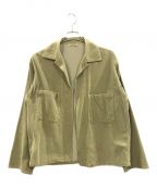 AURALEEオーラリー）の古着「WASHED CORDUROY SHIRTS JACKET」｜カーキ