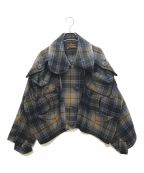 Vivienne Westwood ANGLOMANIAヴィヴィアンウエストウッドアングロマニア）の古着「ヒュプノスジャケット　15-01-422003」｜ブラウン×ブルー