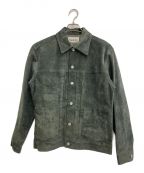 WACKO MARIAワコマリア）の古着「SUEDE TRUCKER JACKET」｜グリーン