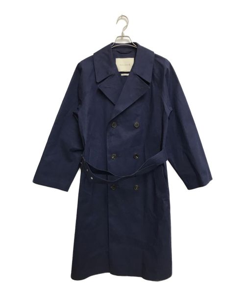 MACKINTOSH（マッキントッシュ）MACKINTOSH (マッキントッシュ) ゴム引きステンカラーコート ネイビー サイズ:34の古着・服飾アイテム