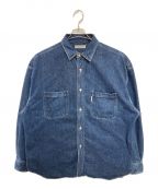 COOTIE PRODUCTIONSクーティープロダクツ）の古着「DENIM WORK SHIRT」｜ブルー