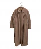 Ameriアメリ）の古着「UND FRONT GATHER OPEN SLEEVE COAT」｜ブラウン