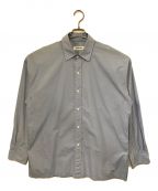 MONKEY TIMEモンキータイム）の古着「TYPE WRITER BACK OPEN SHIRT」｜ブルー