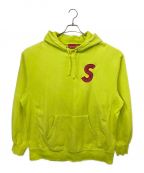 SUPREMEシュプリーム）の古着「S Logo Hooded Sweatshirt」｜ライム