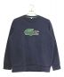 LACOSTE（ラコステ）の古着「ロゴスウェット」｜ネイビー