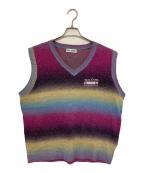 TTT MSWティー）の古着「Kasuri Knit Vest / ニットベスト」｜マルチカラー