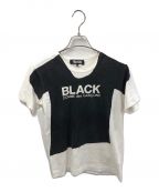 BLACK COMME des GARCONSブラック コムデギャルソン）の古着「Tシャツ」｜ホワイト