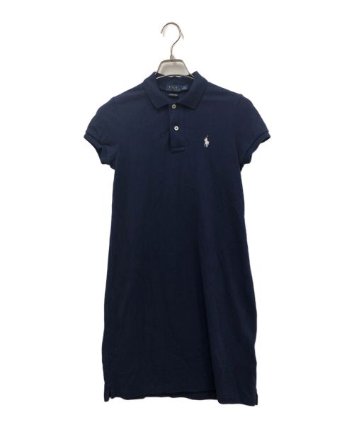 POLO RALPH LAUREN（ポロ・ラルフローレン）POLO RALPH LAUREN (ポロ・ラルフローレン) ポロシャツワンピース ネイビー サイズ:XS（155/80A）の古着・服飾アイテム