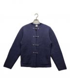 6(ROKU) BEAUTY&YOUTHロク ビューティーアンドユース）の古着「KNIT CHINA MOTIF CARDIGAN」｜パープル