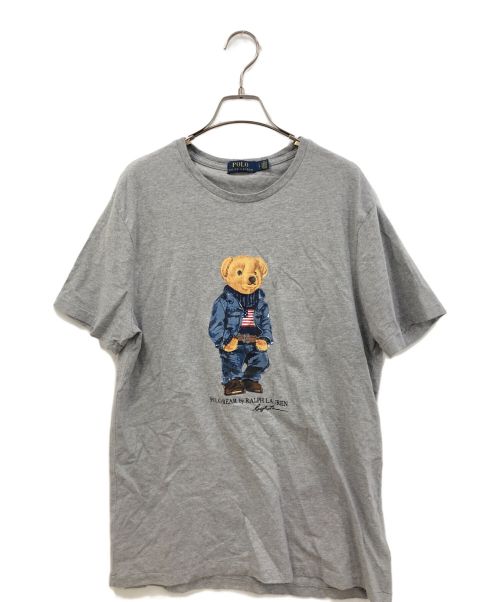 RALPH LAUREN（ラルフローレン）RALPH LAUREN (ラルフローレン) プリントTシャツ グレー サイズ:Lの古着・服飾アイテム