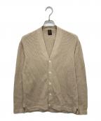 BATONERバトナ―）の古着「SUMMER KNIT V NECK CARDIGAN」｜ベージュ