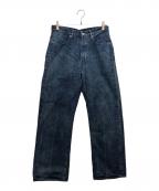 AURALEEオーラリー）の古着「SELVEDGE FEDED LIGHT DENIM PANTS」｜インディゴ