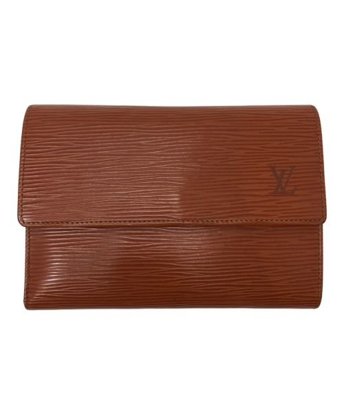 LOUIS VUITTON（ルイ ヴィトン）LOUIS VUITTON (ルイ ヴィトン) 3つ折り財布 ブラウンの古着・服飾アイテム