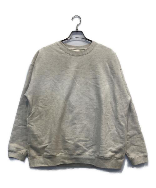 Snow peakスノーピーク）の古着「Recycled Cotton Sweat Crew-Neck/リサイクルコットンスウェットクルーネック」｜グレー