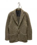 T-JACKET By TONELLOティージャケット バイ トネッロ）の古着「ローゲージニットジャケット」｜ブラウン