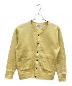 MOTORモーター）の古着「OLD LOOPWHEEL COTTON SWEAT CARDIGAN」｜ベージュ