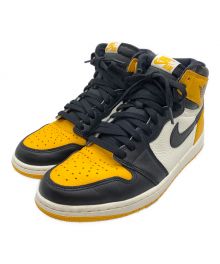 NIKE（ナイキ）の古着「Air Jordan 1 Retro High OG」｜ブラック×イエロー