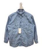 A.PRESSEアプレッセ）の古着「BB Washed Chambray Shirt」｜インディゴ