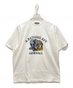 GOD SELECTION XXX×A BATHING APEゴッドセレクショントリプルエックス×アベイシングエイプ）の古着「GENERAL TEE」｜ホワイト