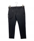 uniform experimentユニフォームエクスペリメント）の古着「STRETCH POPLIN DOUBLE CUFF CROPPED PANTS」｜ブラック