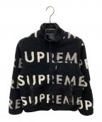 SUPREMEシュプリーム）の古着「Reversible Logo Fleece Jacket」｜ブラック