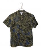 COMME des GARCONS SHIRT×NOAH LYONコムデギャルソンシャツ×ノア ライオン）の古着「総柄S/Sシャツ」｜オリーブ