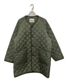 Barbour（バブアー）の古着「別注キルティングコート」｜オリーブ