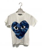 PLAY COMME des GARCONSプレイ コムデギャルソン）の古着「Tシャツ」｜ホワイト