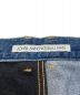 中古・古着 JOHN LAWRENCE SULLIVAN (ジョンローレンスサリバン) DENIM COMBINATION PANTS インディゴ×ブラック サイズ:44：8000円