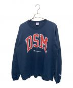 Champion×DOVER STREET MARKETチャンピオン×ドーバー ストリート マーケット）の古着「グリッターロゴL/Sカットソー」｜ネイビー