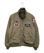 AVIREXアヴィレックス）の古着「70th ANNIVERSARY TYPE MA－1 JACKET」｜オリーブ