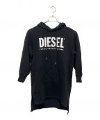 DIESELディーゼル）の古着「パーカーワンピース」｜ブラック