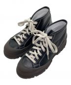 SOFIE D'HOOREソフィードール）の古着「-FAIRWAY- ankle high sneakers with chunky outsole / スニーカー」｜ブラック×ブラウン