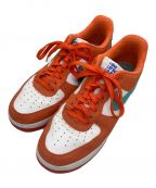 NIKEナイキ）の古着「Air Force 1 Low '07 LV8 Athletic Club」｜ホワイト×オレンジ