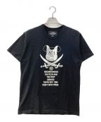 NEIGHBORHOOD×MEDICOM TOYネイバーフッド×メディコム・トイ）の古着「プリントTシャツ」｜ブラック