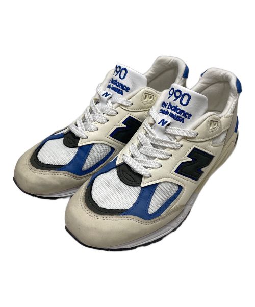 NEW BALANCE（ニューバランス）NEW BALANCE (ニューバランス) M990WB2 ホワイト×ブルー サイズ:27の古着・服飾アイテム