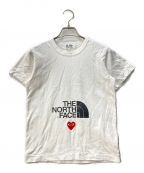 PLAY COMME des GARCONS×THE NORTH FACEプレイ コムデギャルソン×ザ ノース フェイス）の古着「Tシャツ」｜ホワイト