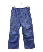 G-STAR RAWジースターロゥ）の古着「PLEATED DENIM PANT」｜ブルー