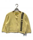 GUCCI×adidasグッチ×アディダス）の古着「Cropped Cardigan」｜イエロー×ブラック