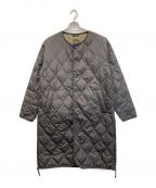 TAIONタイオン）の古着「U NECK COAT」｜ブラック