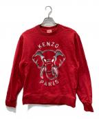 KENZOケンゾー）の古着「KENZO Elephant スウェット」｜レッド