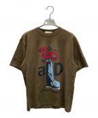 UNDERCOVERアンダーカバー）の古着「プリントTシャツ」｜カーキ