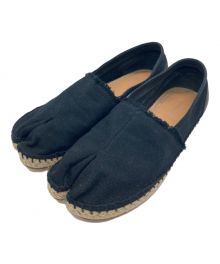 Maison Margiela 22（メゾンマルジェラ 22）の古着「TABI COTTON ESPADRILLES」｜ブラック